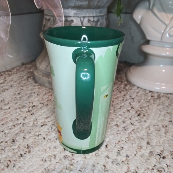 Disney Store Winnie The Pooh Watching A Bee Arts & Crafts Style Large Coffee Mug - Picture 4 of 8
